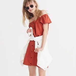 Madewell Off-the-Shoulder Dress , Size XL
